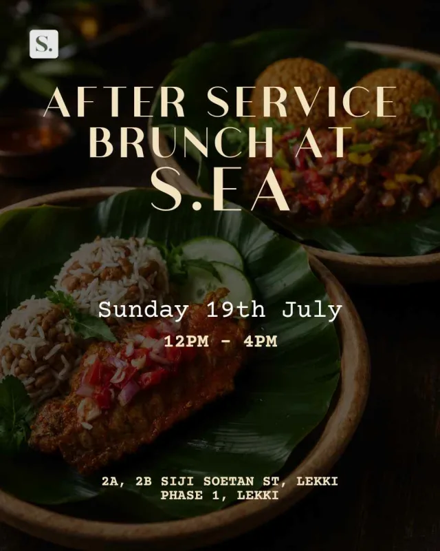 AFTER SERVICE BRUNCH AT S.EA cover