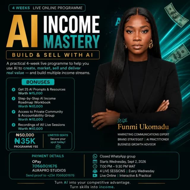 AI Income Mastery: Build & Sell With AI cover
