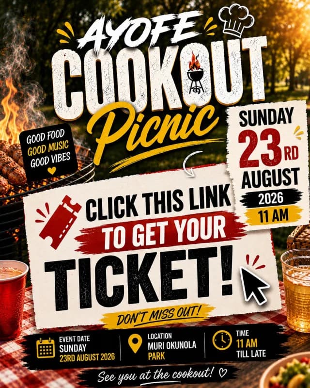 AYOFE Cookout Picnic cover