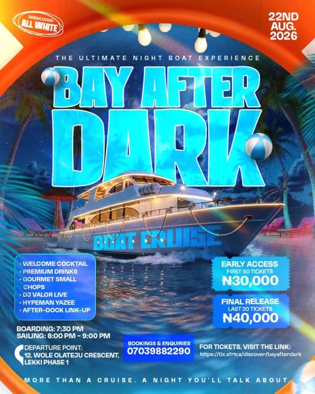 BOAT CRUISE( BAY AFTER DARK ) cover