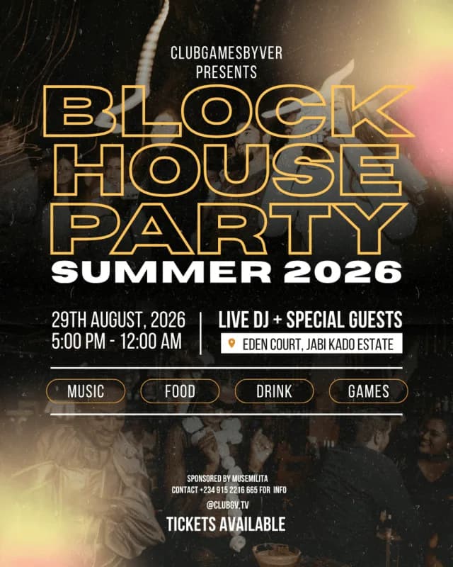 CLubGbV BLOCK HOUSE PARTY. cover