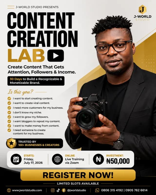 Content Creation Mentorship cover