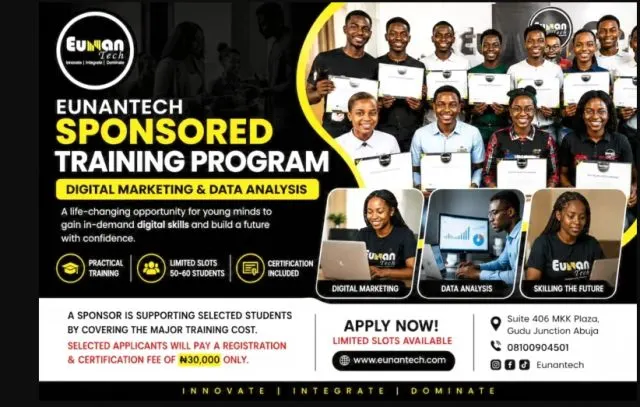Eunantech Sponsored Scholarship 2026 cover