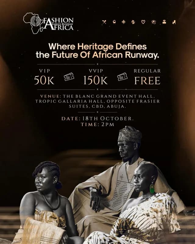 FASHION FABLES RUNWAY AFRICA cover