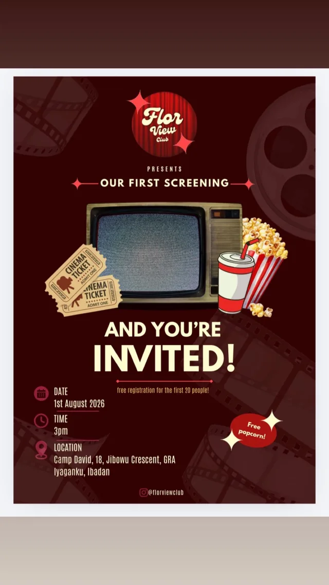 Flor Viewclub's First Screening cover