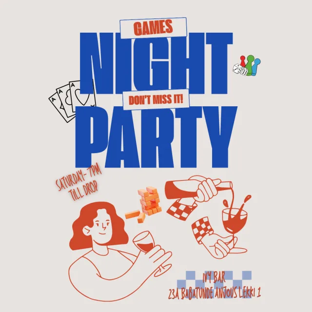 Game Night At IVY cover