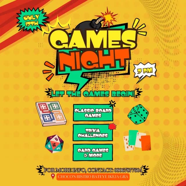 GAMES NIGHT cover