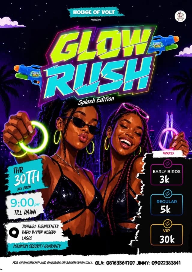 GLOW RUSH- By HOUSE OF VOLT cover