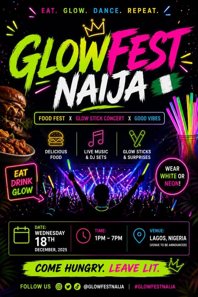 GLOWFESTNAIJA cover