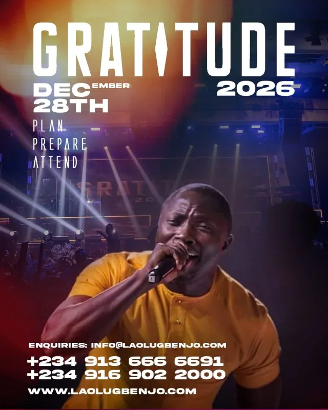 Gratitude Concert 2026 cover