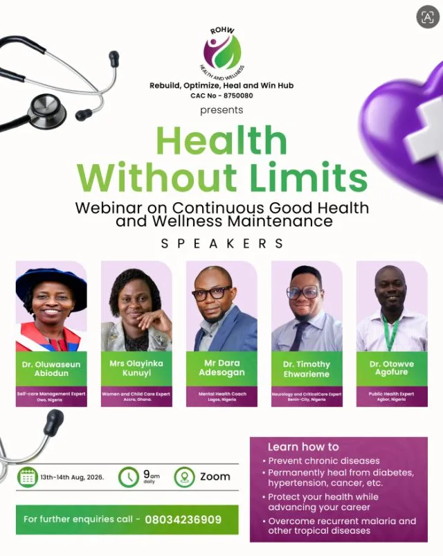 Health Without Limit Webinar cover