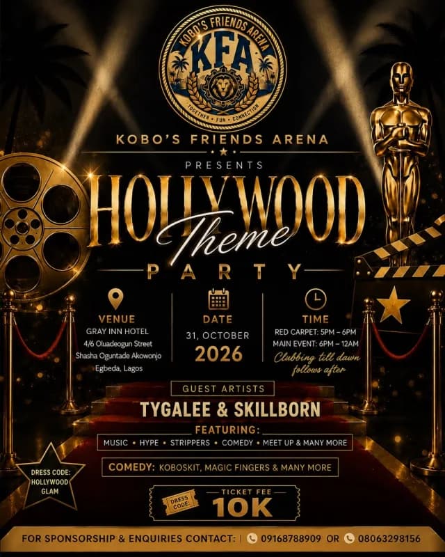 Hollywood Theme Party cover