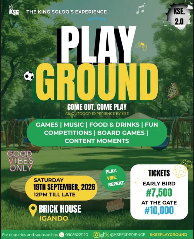 King Soloo’s Experience 2.0 “PLAYGROUND” cover