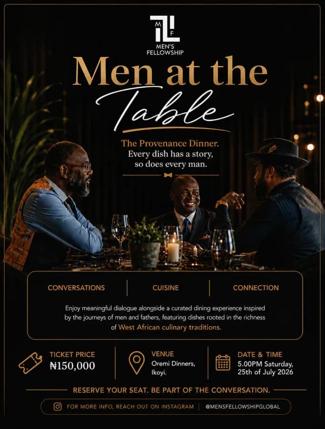 Men At The Table: The Provenance Dinner cover