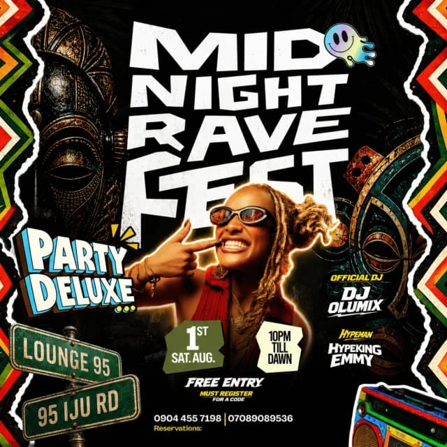 Midnight Rave Fest (Deluxe Party) cover