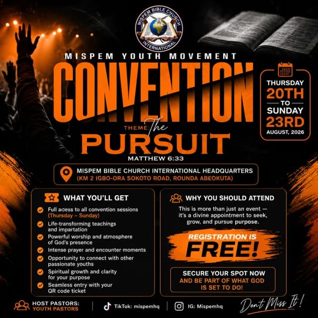 Mispem Youth Movement Convention 2026 cover