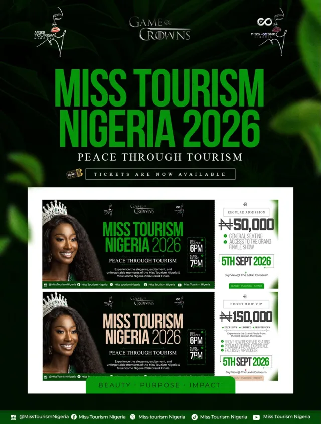 MISS TOURISM NIGERIA 2026 cover