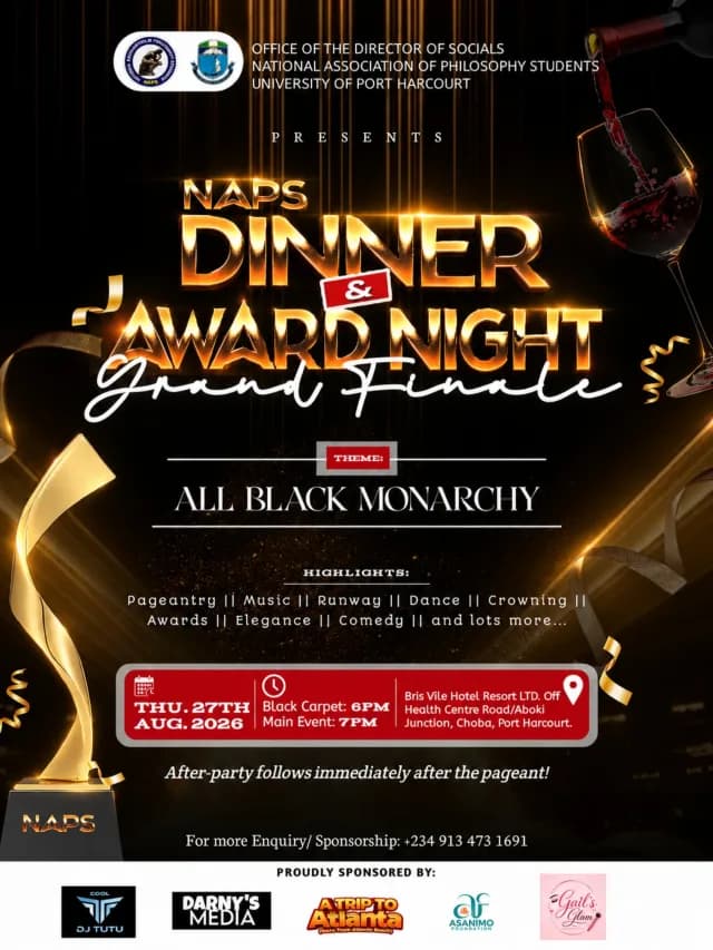 NAPS DINNER & AWARD NIGHT 2026 cover