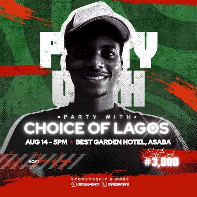 Party With ChoiceofLagos cover