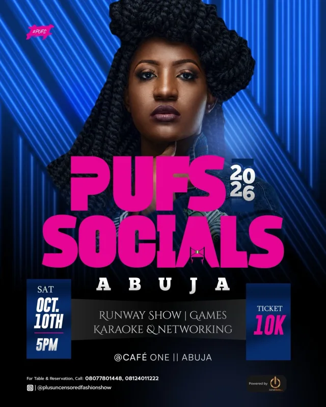 PUFS SOCIALS ABUJA 2026 cover