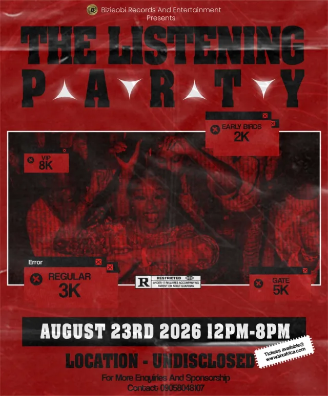 THE LISTENING PARTY cover