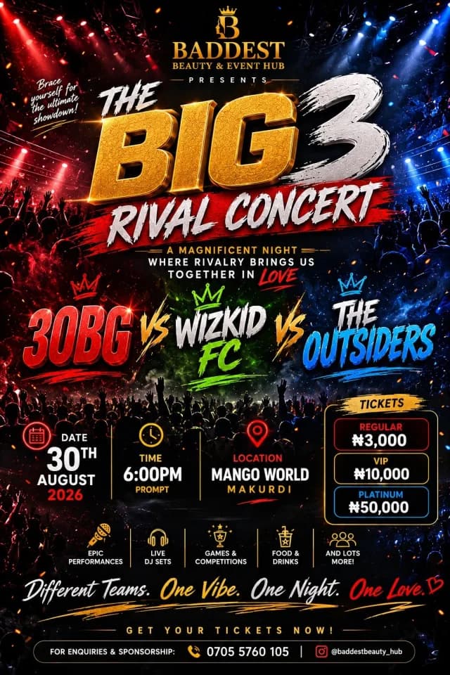 The Rival Concert cover