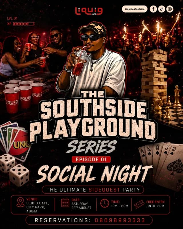 THE SOUTH SIDE PLAYGROUND- SOCIAL NIGHT cover
