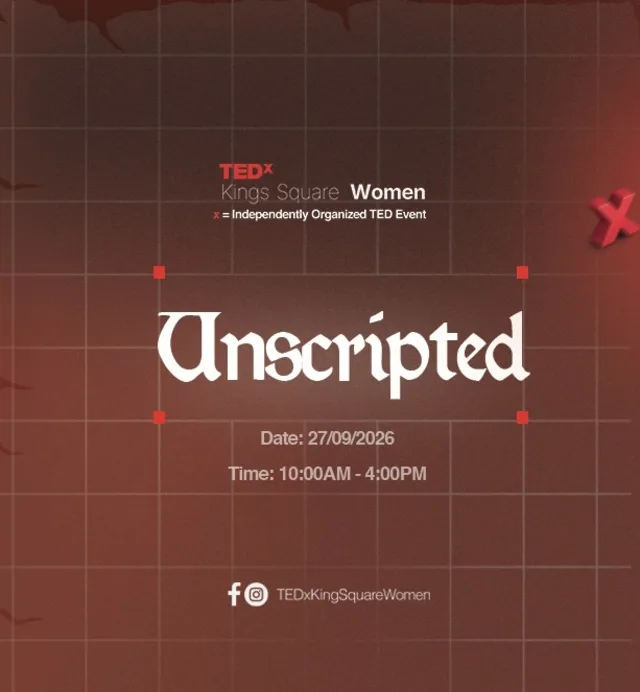 UNSCRIPTED: TEDxKingsSquareWomen cover