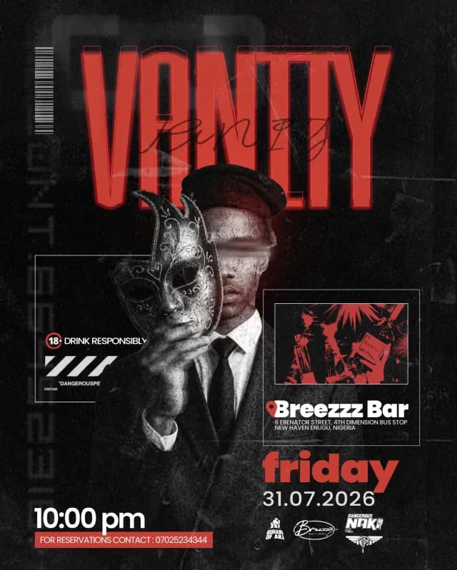 VANITY cover