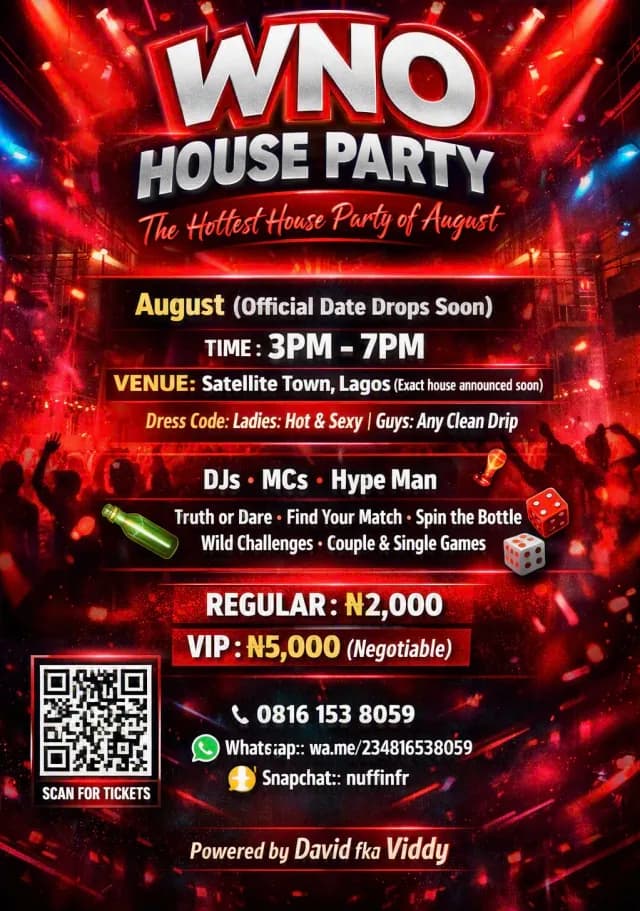 WNO House Party cover