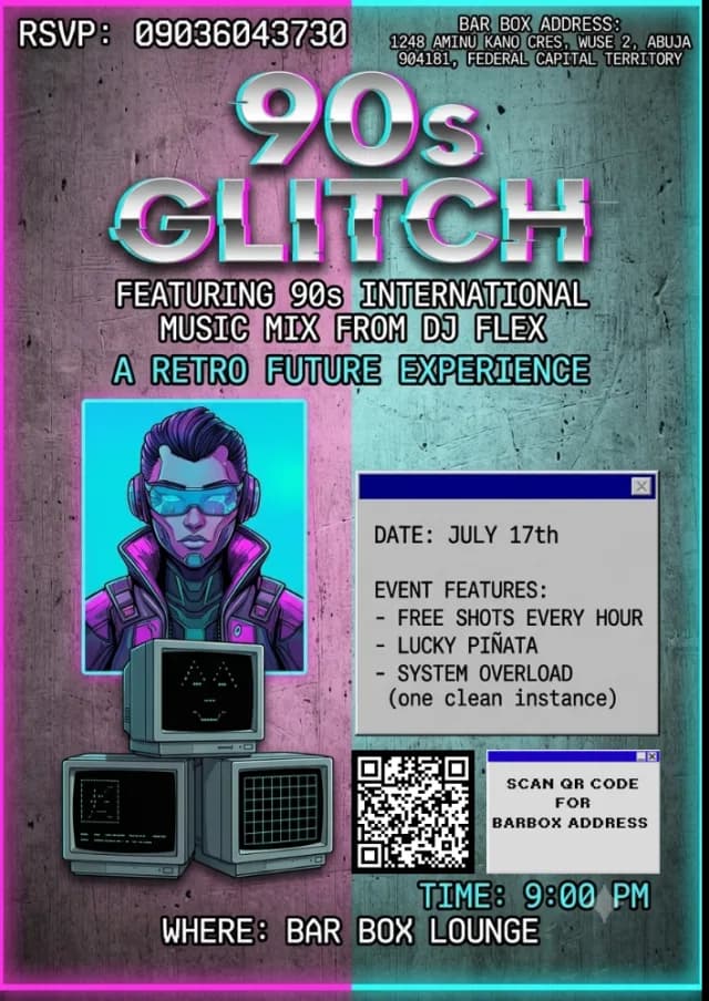 90s Glitch cover