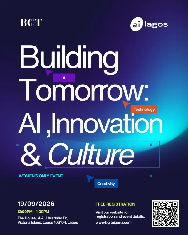BGIT NIGERIA X AI LAGOS - Building Tomorrow: AI, Innovation, & Culture cover