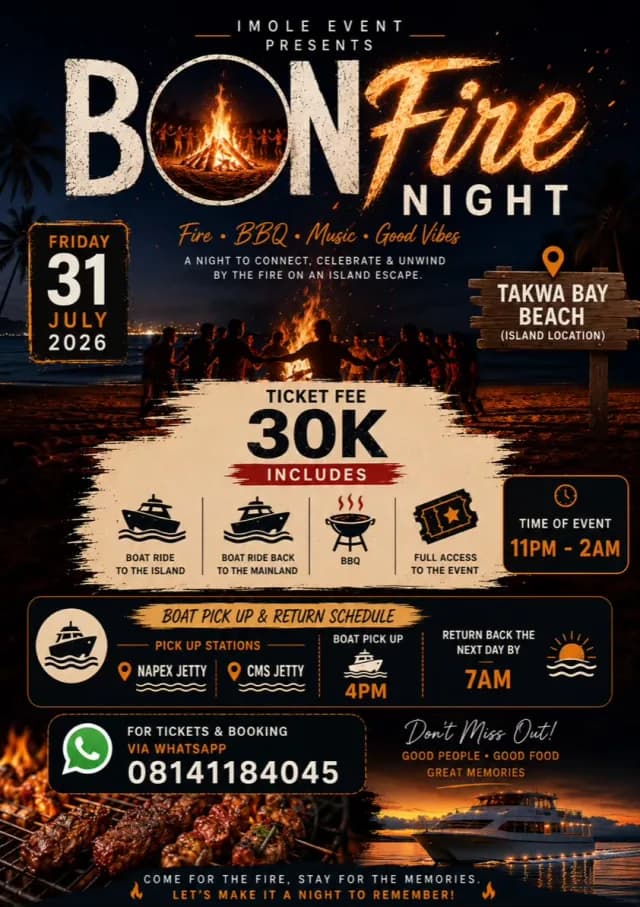 Bon Fire Night cover
