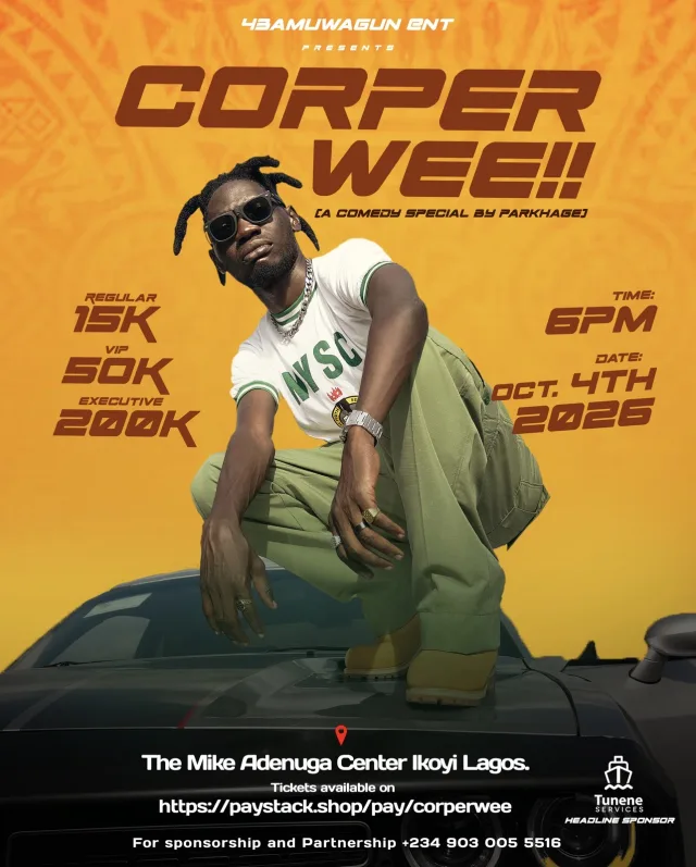 CORPER WEE: THE COMEDY SPECIAL BY PARKHAGE cover