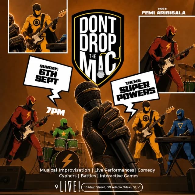 โก๏ธ Don't Drop The Mic ๐ค cover