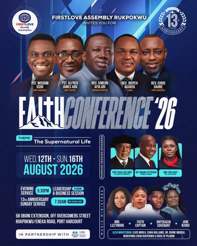 FAITH CONFERENCE '26 cover