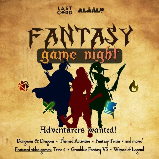 Fantasy Game Night | Dungeons & Dragons - LAST CARD X Aláàlọ cover