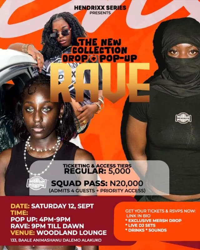 Hendrixx Pop-Up & Rave cover