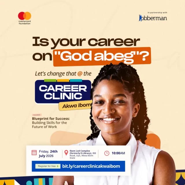 Jobberman Career Clinic - Akwa Ibom 2026 cover