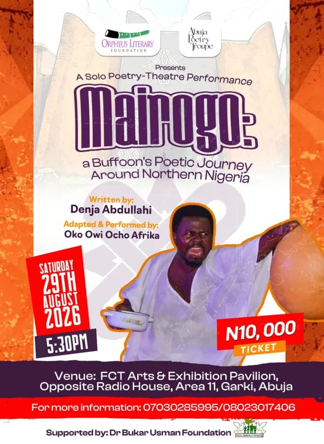 Mairogo: A Buffoon’s Poetic Journey Around Northern Nigeria cover