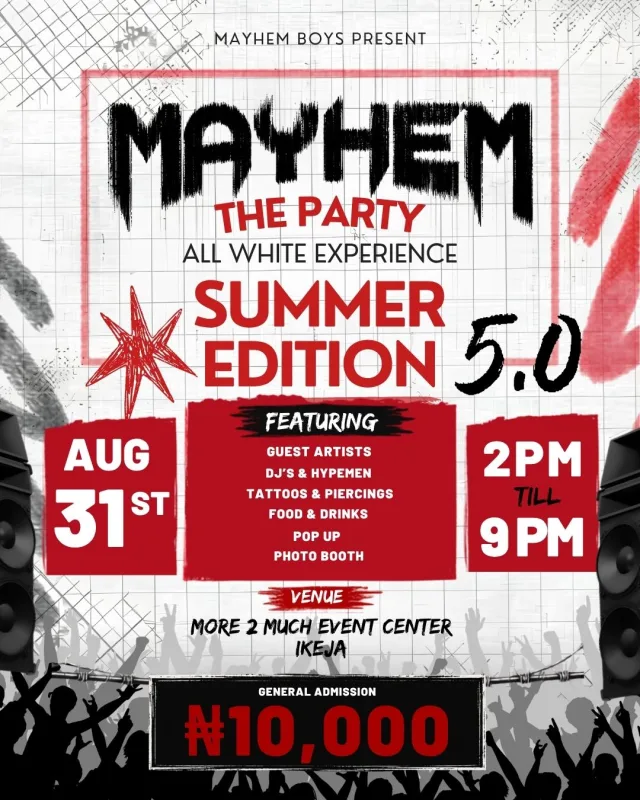 MAYHEM THE PARTY cover