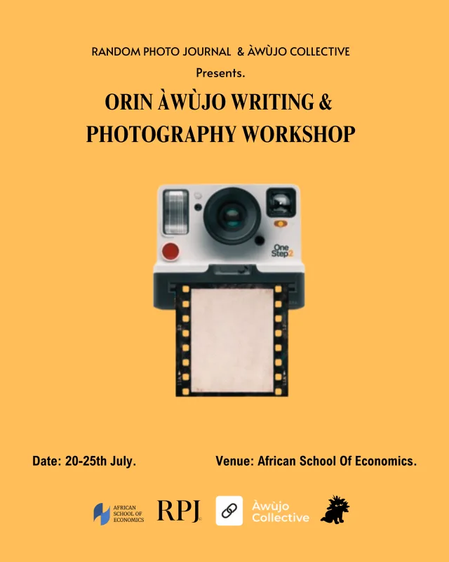Orin Àwùjọ Writing & Photography Workshop cover