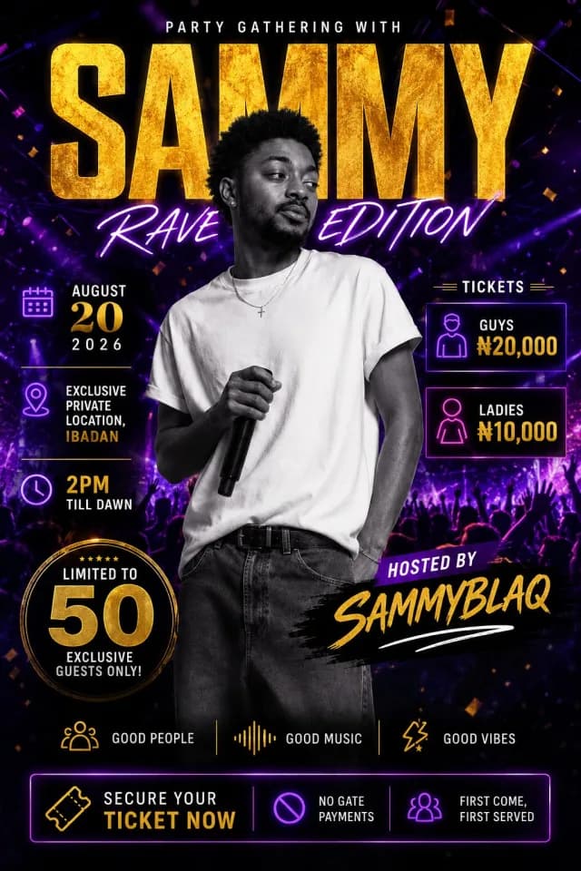 Party Gathering With Sammy – Rave Edition♨️ cover