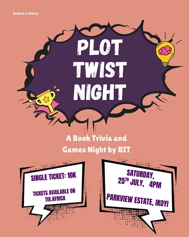 Plot Twist Night- A Book Trivia And Games Night cover