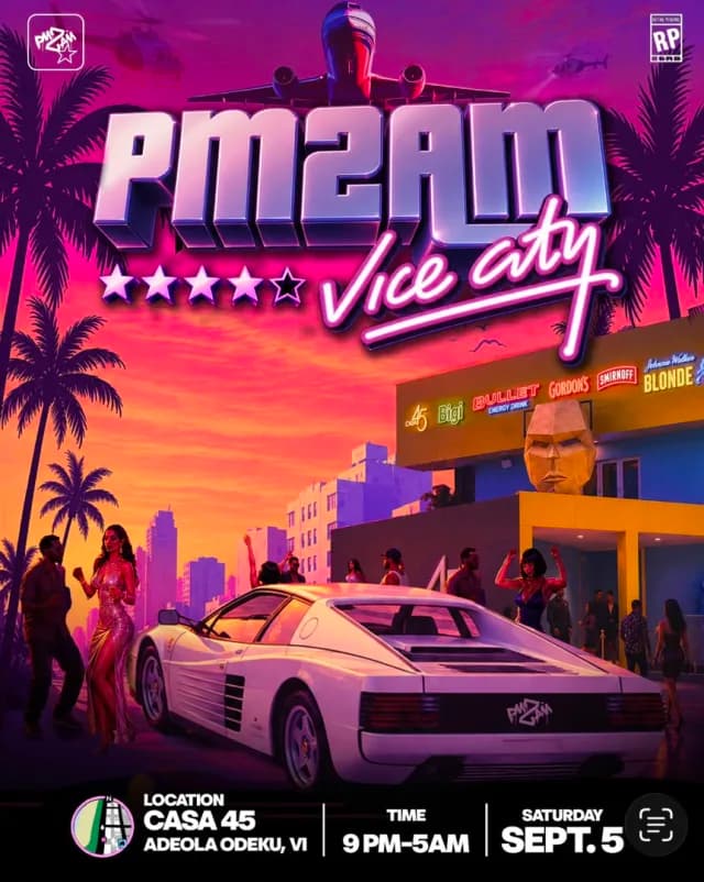 PM2AM: VICE CITY cover