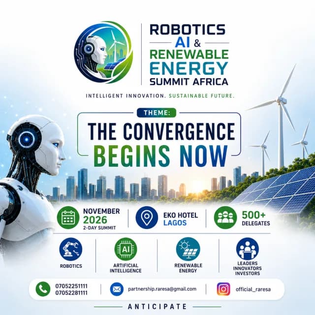 Robotics AI Renewable Energy Summit (RARESA) cover