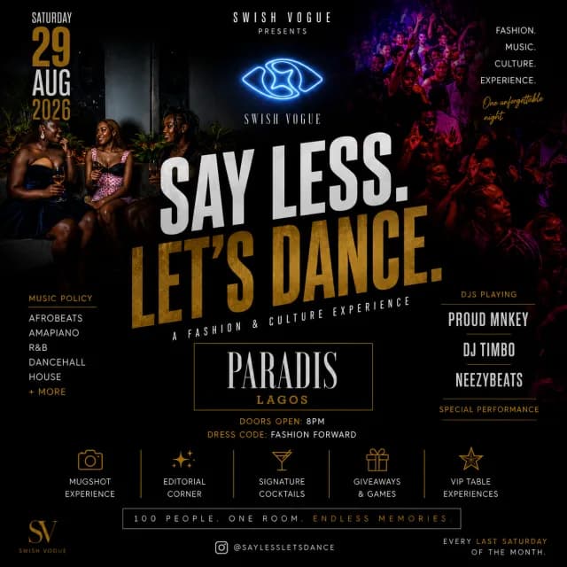 Say Less, Let’s Dance cover