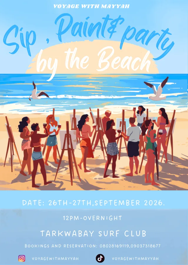 Sip, Paint & Party 🎨🌊 cover