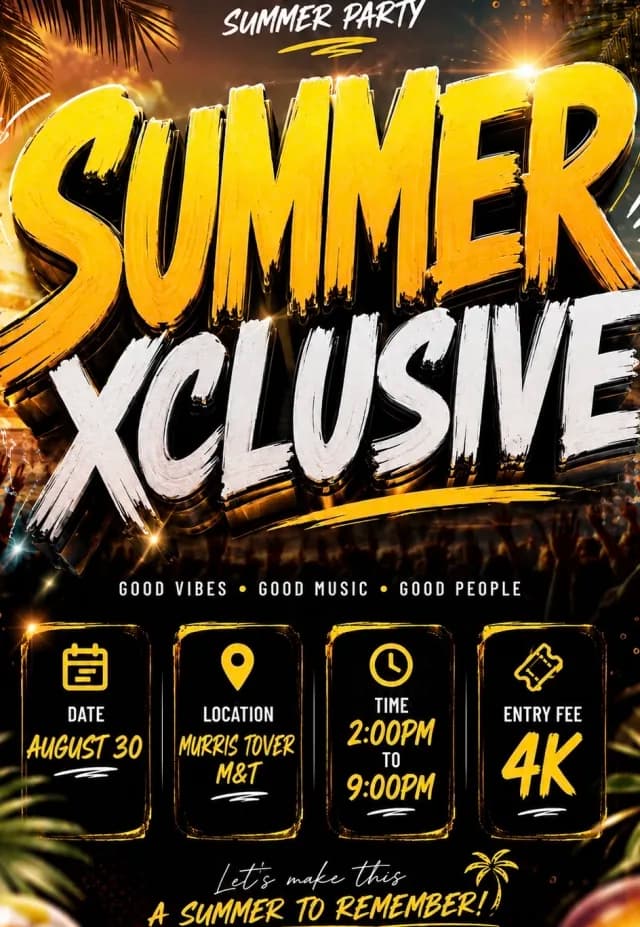 SUMMER XCLUSIVE cover