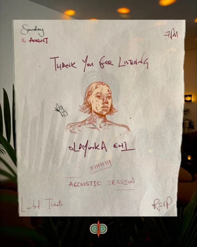Thank You For Listening Ft. Ọláyínká Ehi @ ÌLÉ MIMU cover